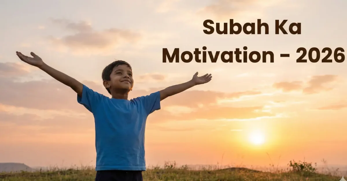 Morning motivational quotes in Hindi 2026