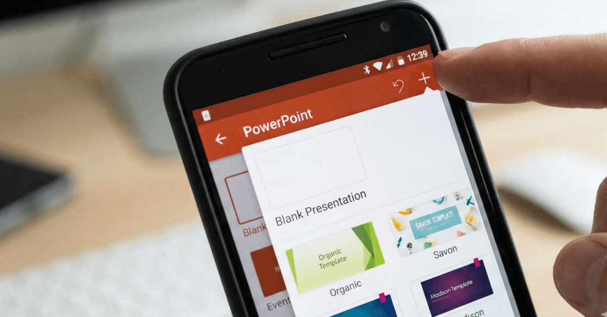 मोबाइल से PPT