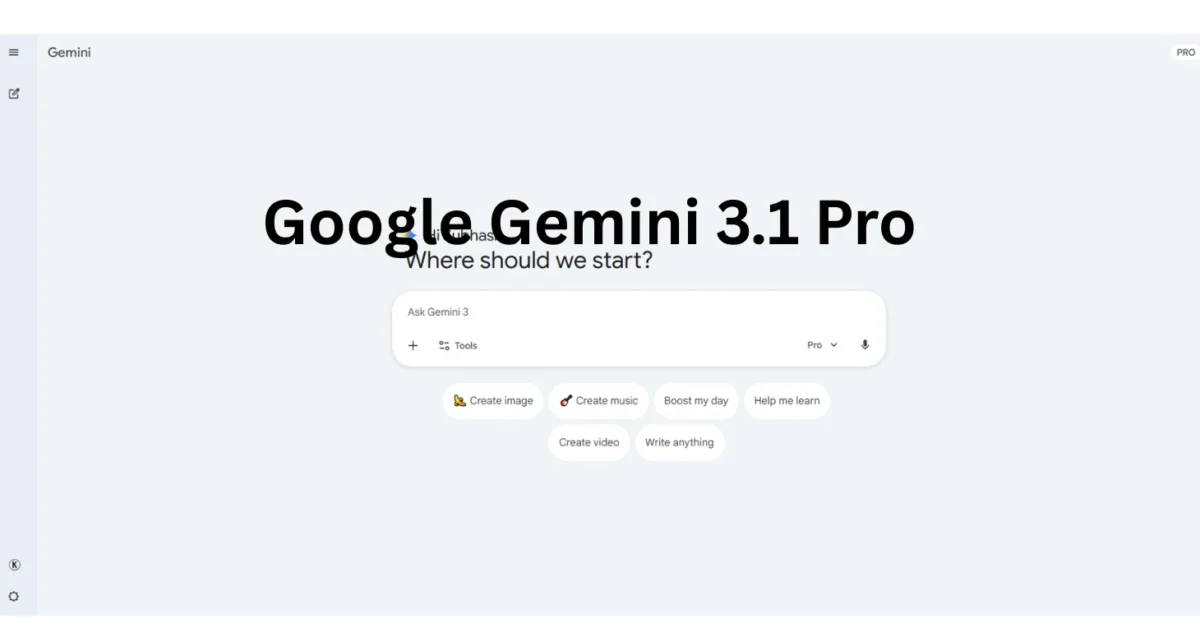 Google Gemini 3.1 Pro